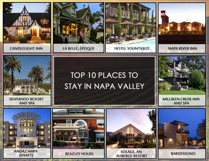 best hotels in napa valley 2017
